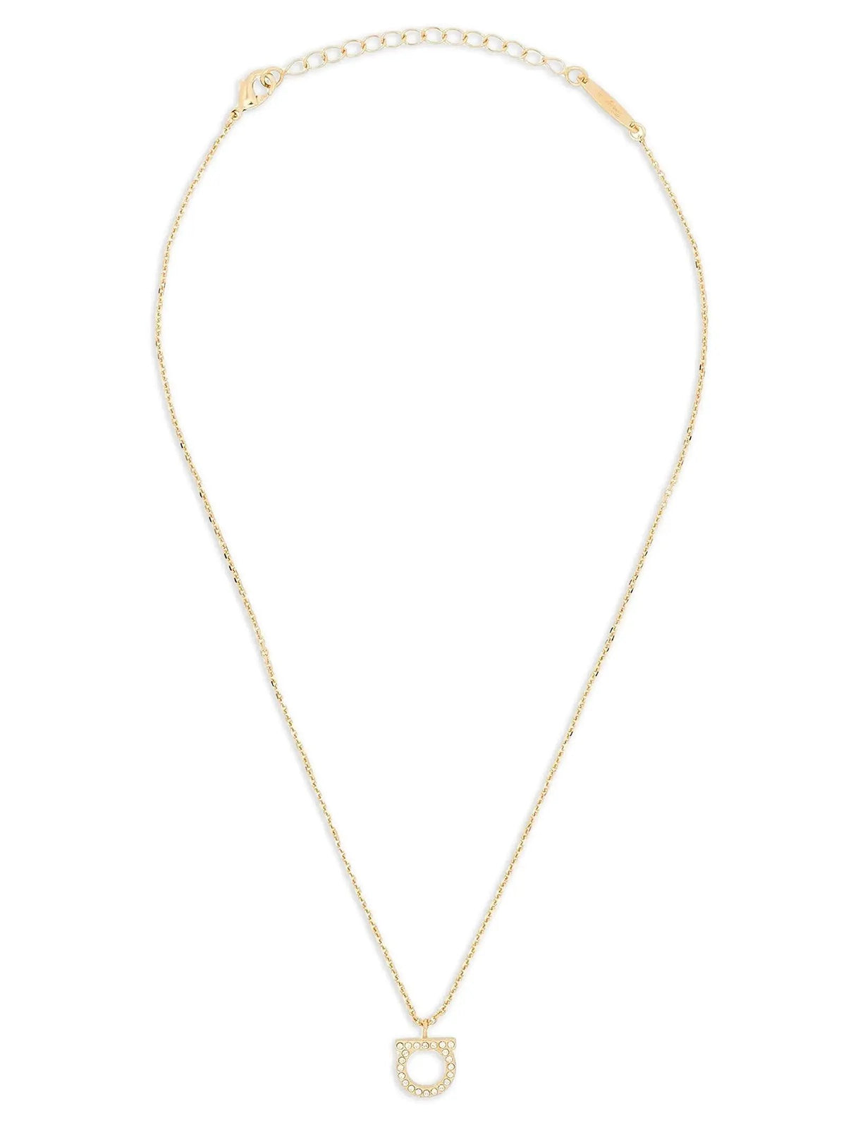 Ferragamo Gold Brass Necklace