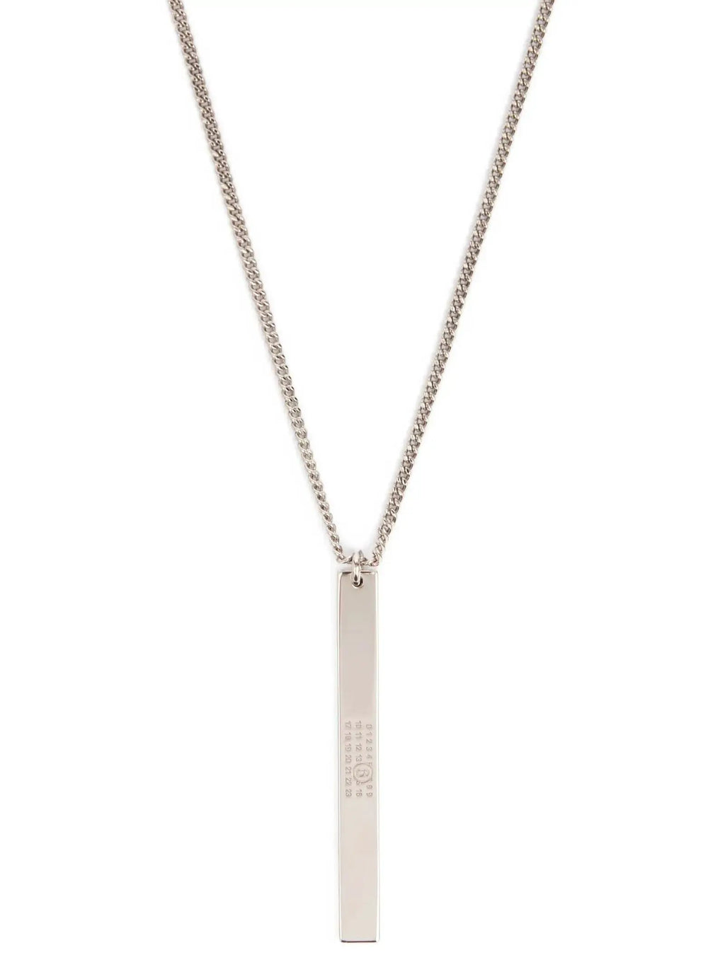 MM6 Maison Margiela Silver Brass Necklace