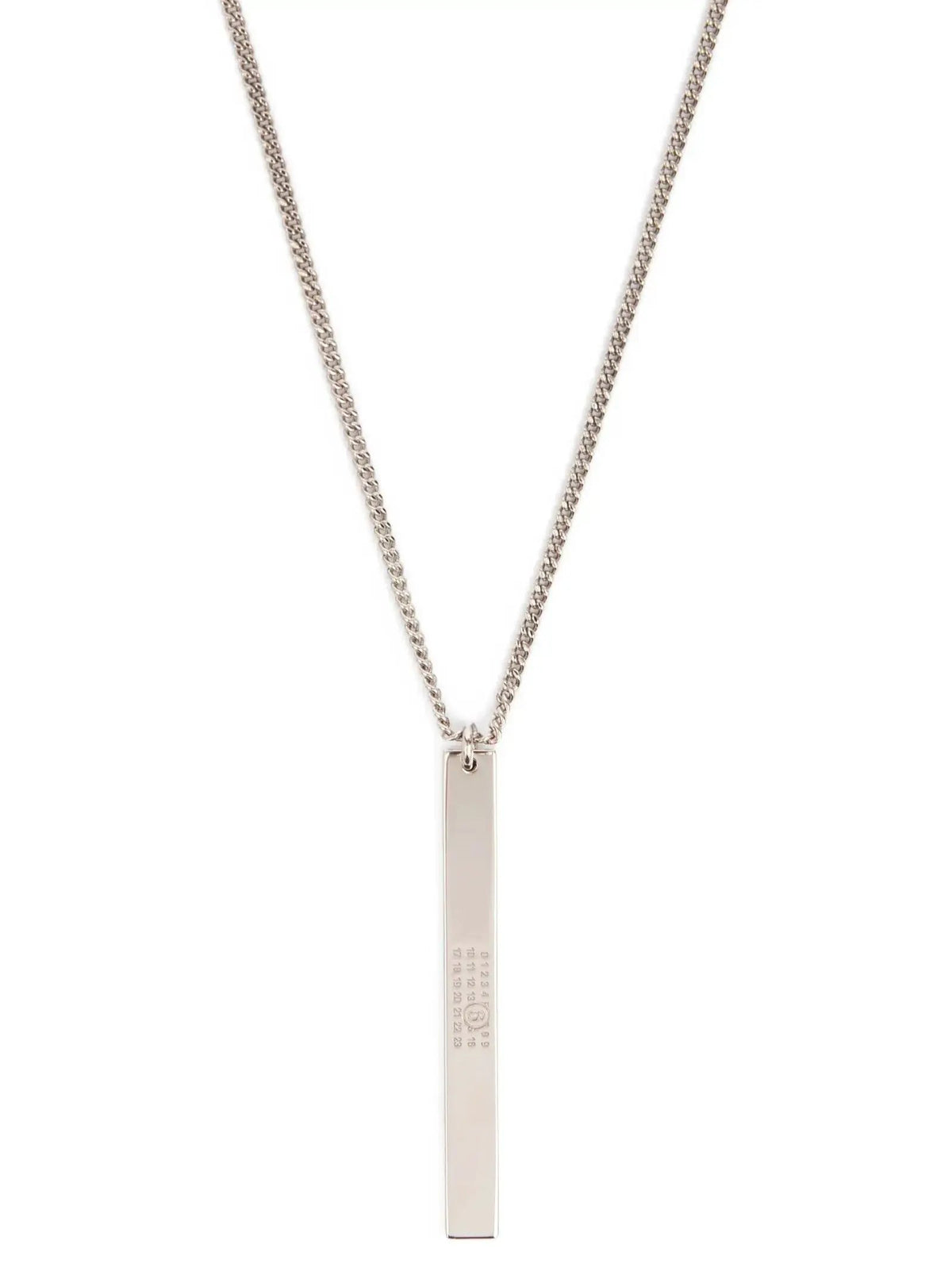 MM6 Maison Margiela Silver Brass Necklace