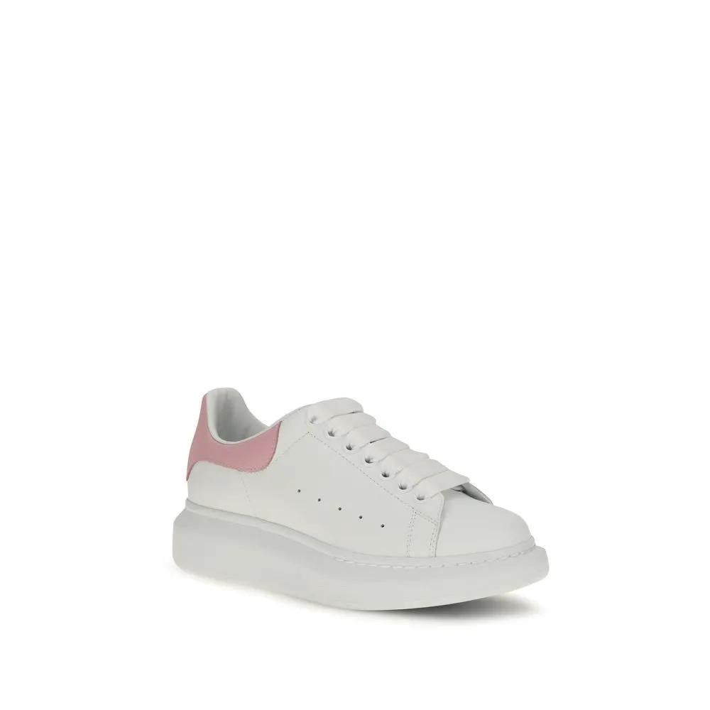 Baskets épaisses Alexander McQueen en cuir de veau blanc Bos Taurus