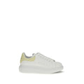 Baskets épaisses Alexander McQueen en cuir de veau blanc Bos Taurus