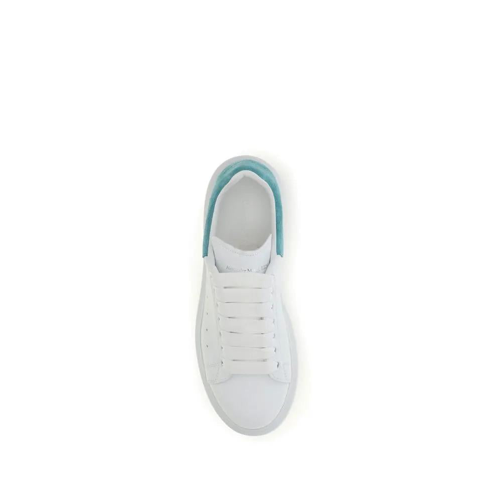 Alexander McQueen White Calf Leather Bos Taurus Chunky Sneakers