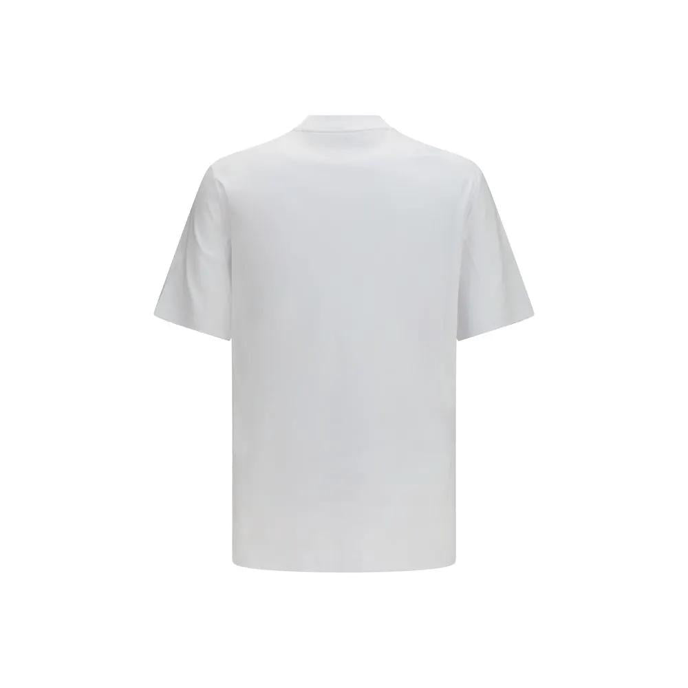 T-shirt en coton blanc Brunello Cucinelli