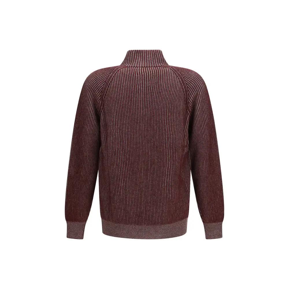 Brunello Cucinelli Gilet en cachemire bordeaux