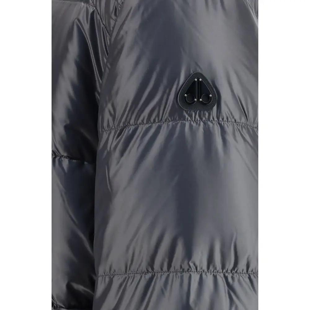 Veste en nylon gris Moose Knuckles