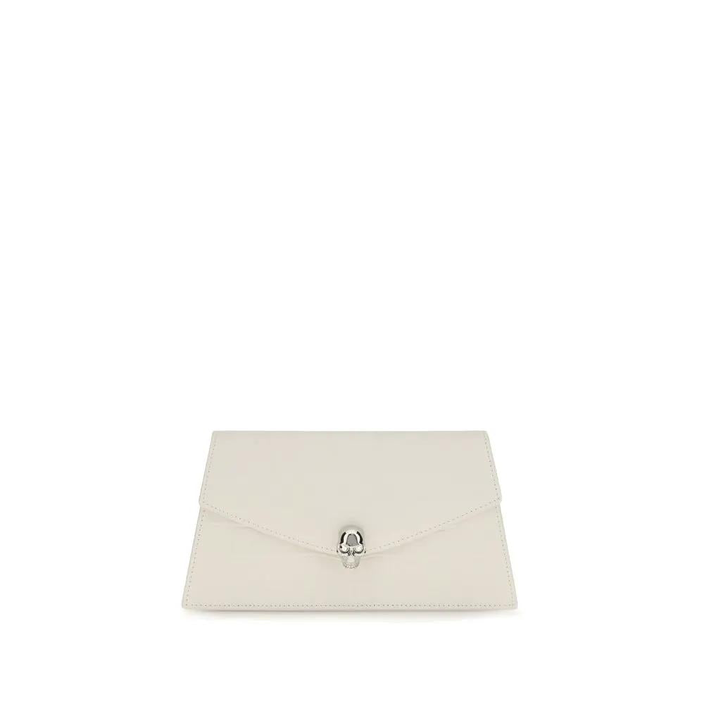 Sac à bandoulière Alexander McQueen en cuir de veau blanc Bos Taurus