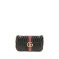 Sac à bandoulière Gucci en cuir de veau noir Bos Taurus