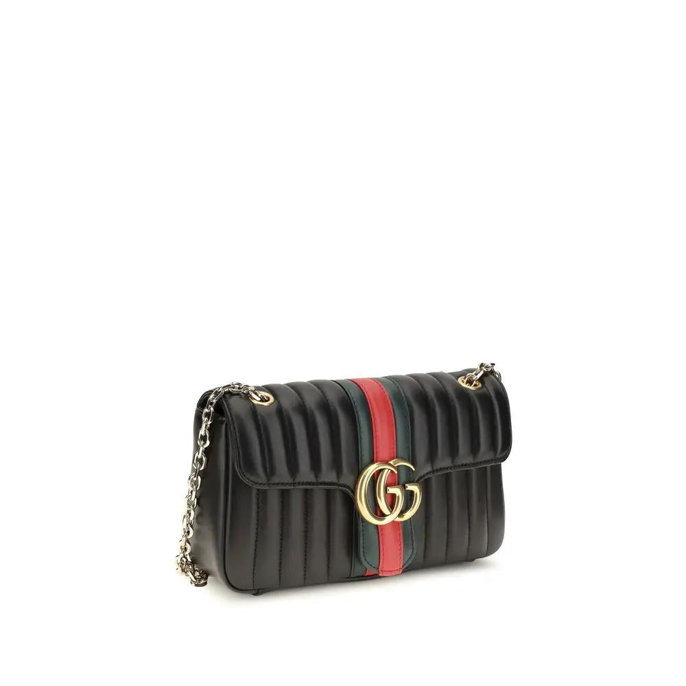 Sac à bandoulière Gucci en cuir de veau noir Bos Taurus