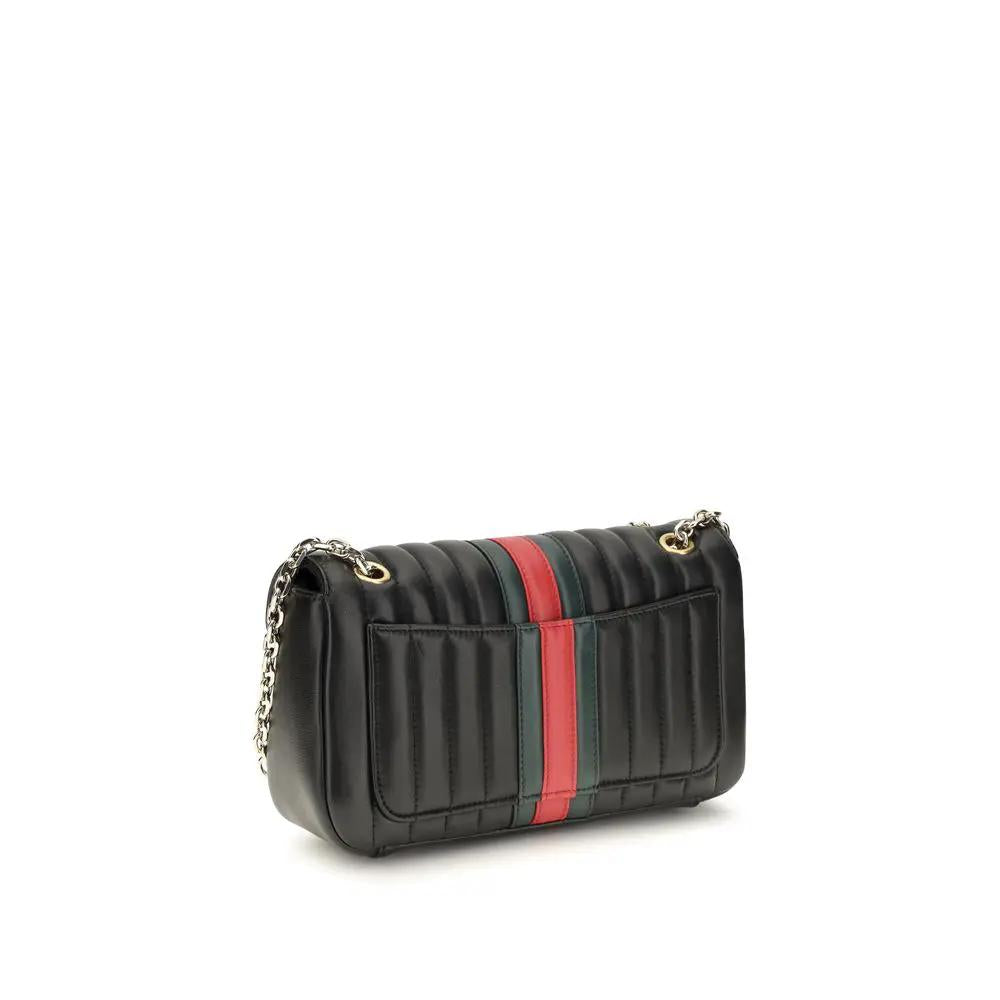 Sac à bandoulière Gucci en cuir de veau noir Bos Taurus
