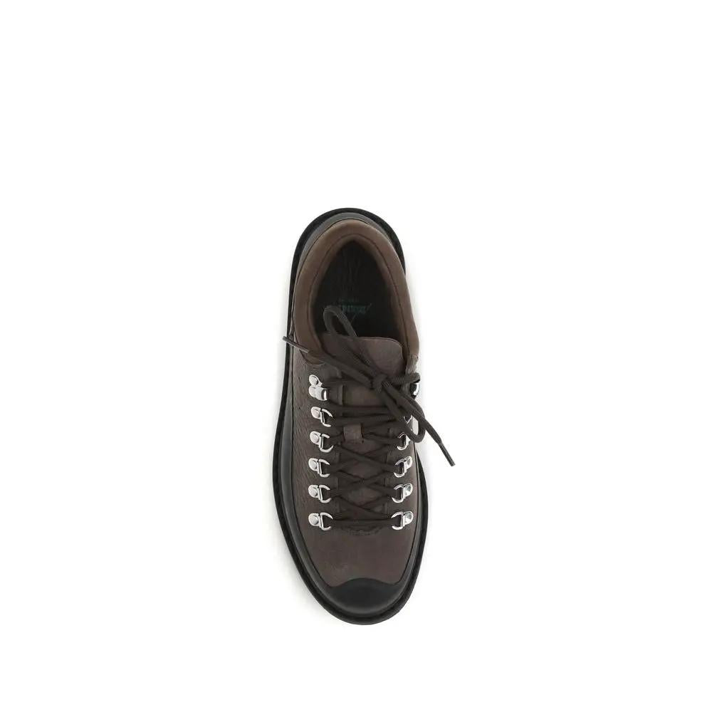 Baskets Diemme en cuir de veau marron Bos Taurus