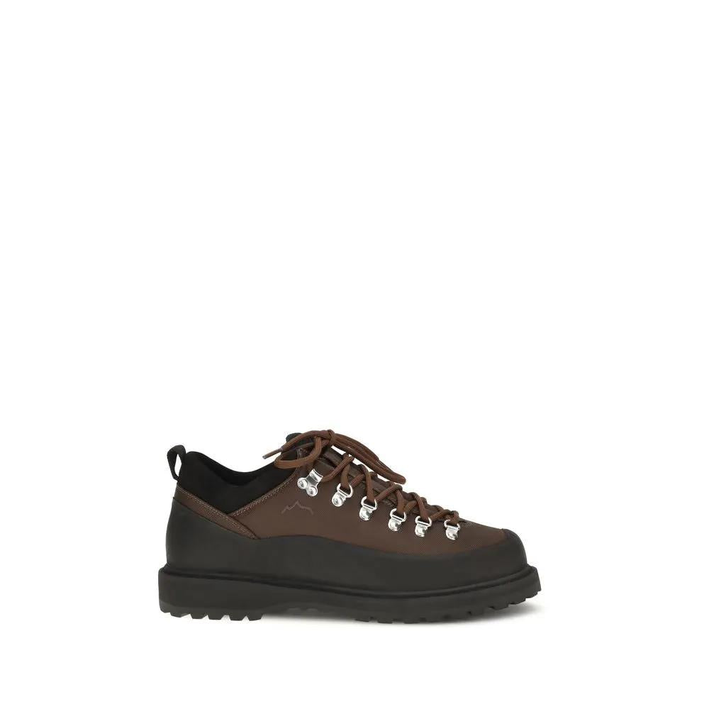 Baskets de sport Diemme en nylon marron