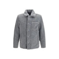 Veste longue Herno en polyester gris