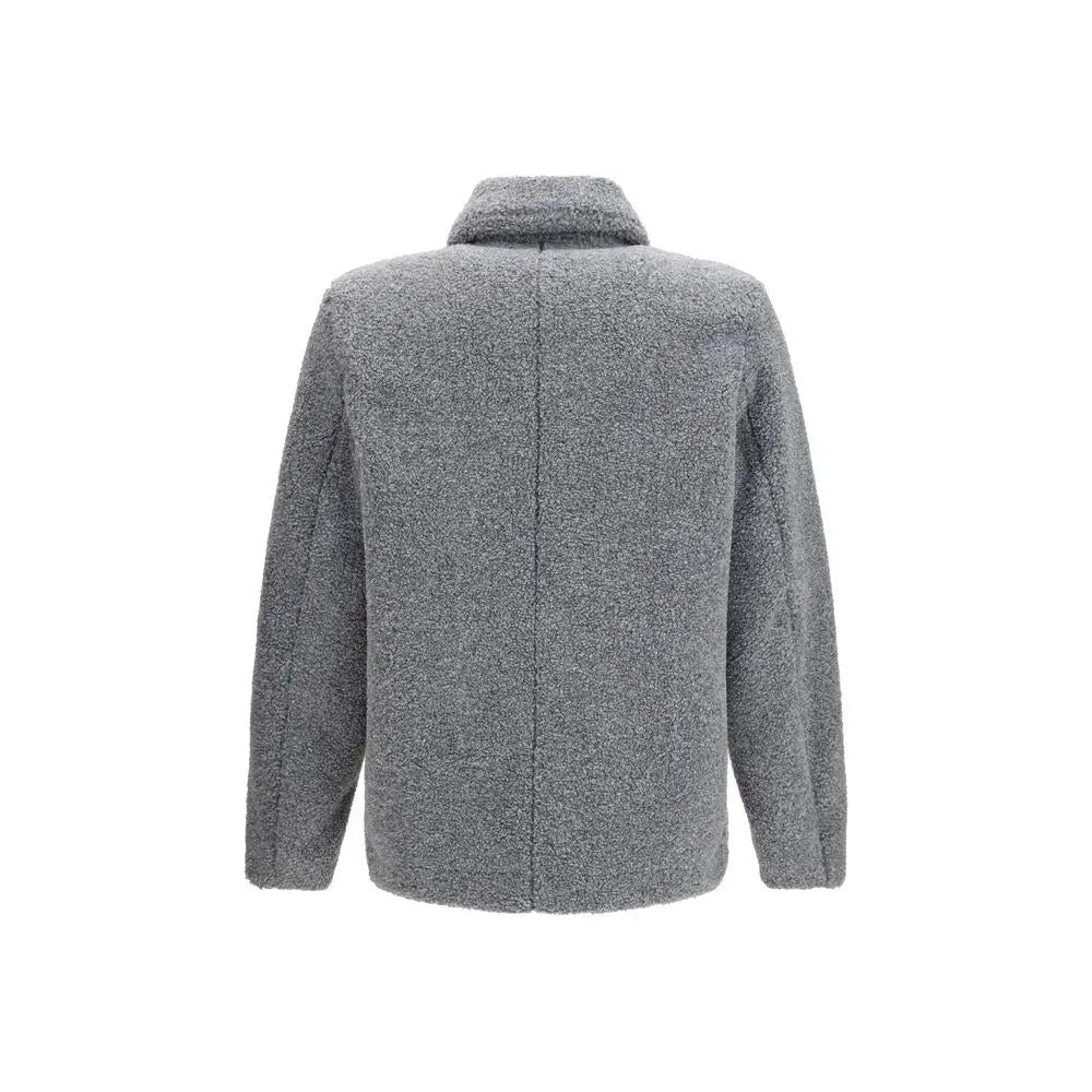 Veste longue Herno en polyester gris