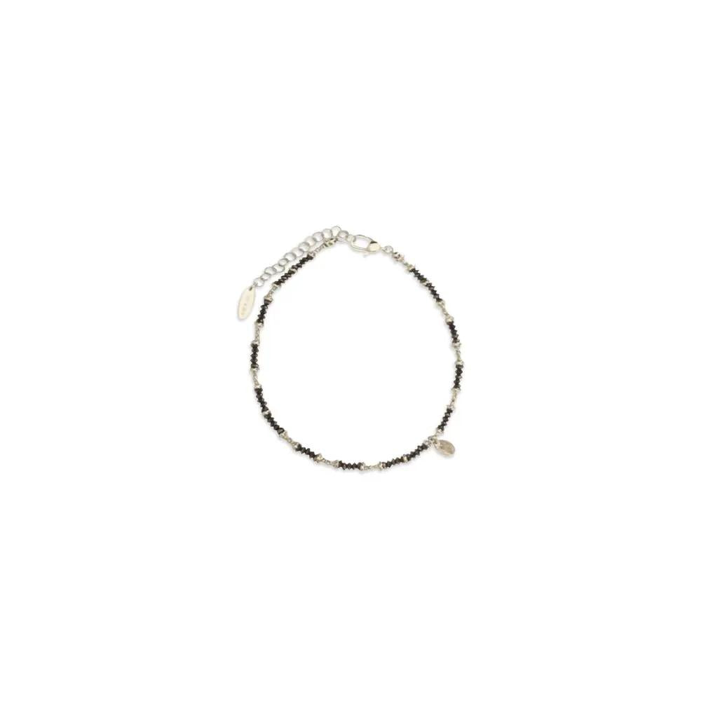 Bracelet Brunello Cucinelli marron et argent