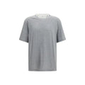 T-shirt Brunello Cucinelli en coton gris