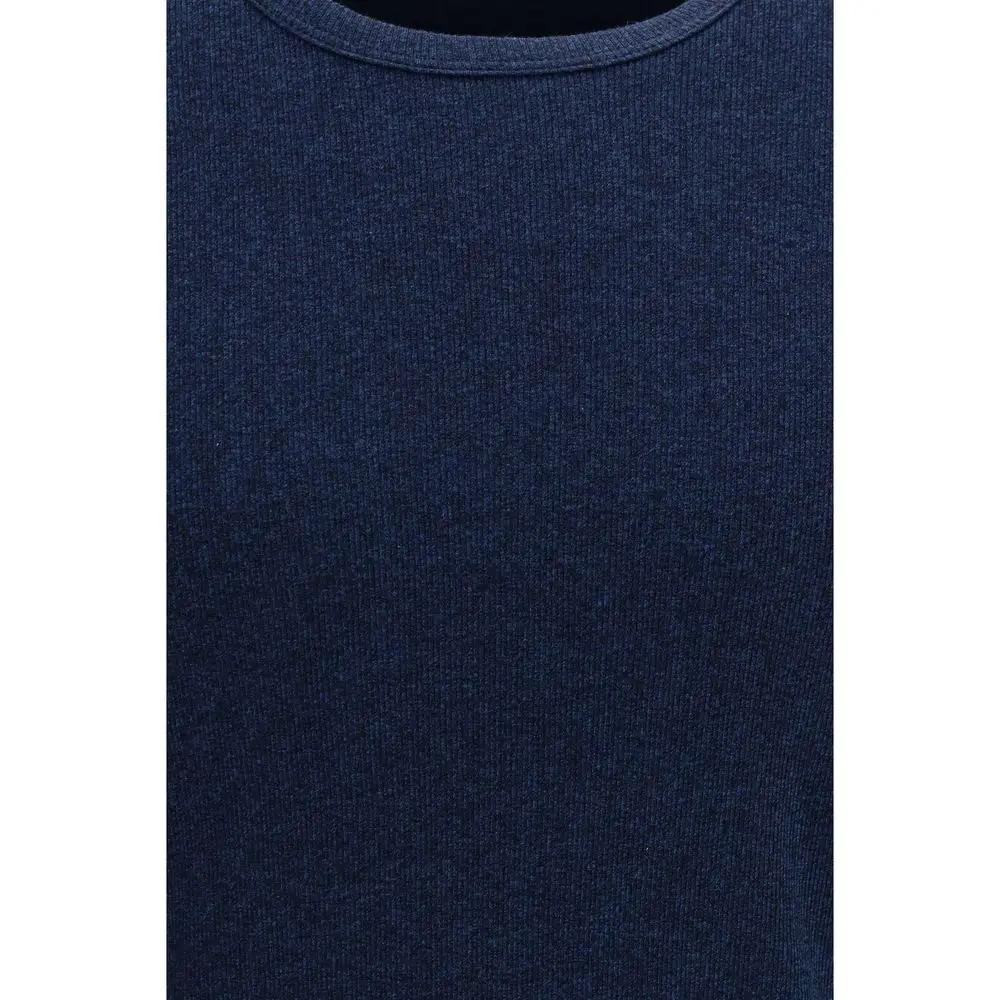 Brunello Cucinelli Blue Cotton T-Shirt