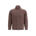 Brunello Cucinelli Bordeaux Wool Oves Aries Cardigan