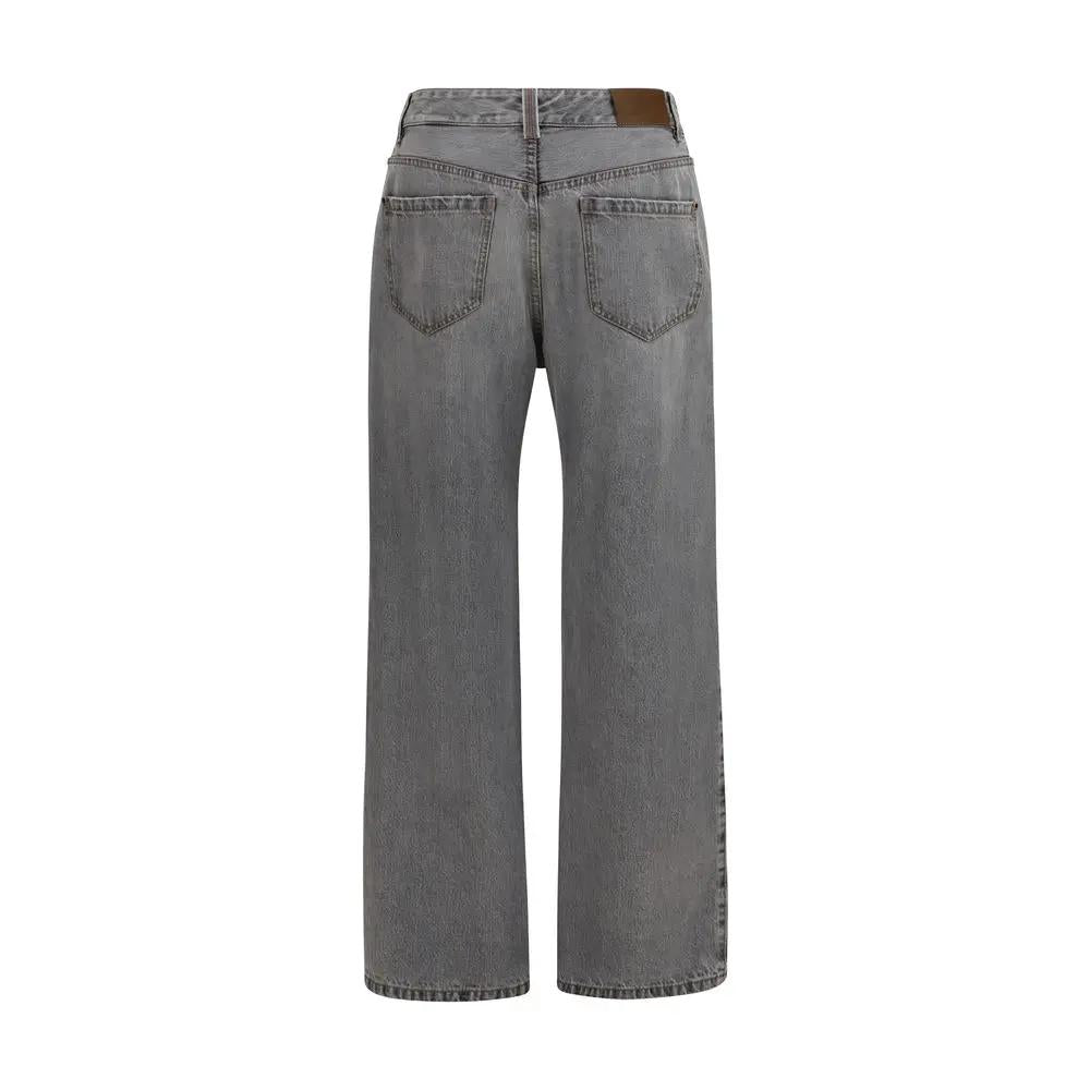 Brunello Cucinelli Gray Cotton Jeans Denim