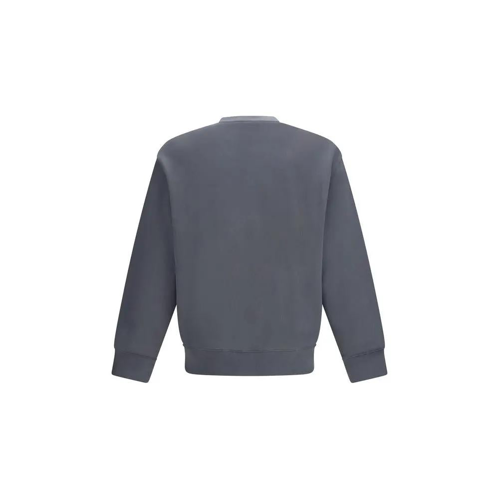 Maison Kitsuné Gray Organic Cotton Sweatshirt