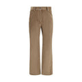 Pantalon décontracté Brunello Cucinelli en coton marron