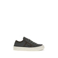 Brunello Cucinelli Gray Suede Leather Low Top Sneakers