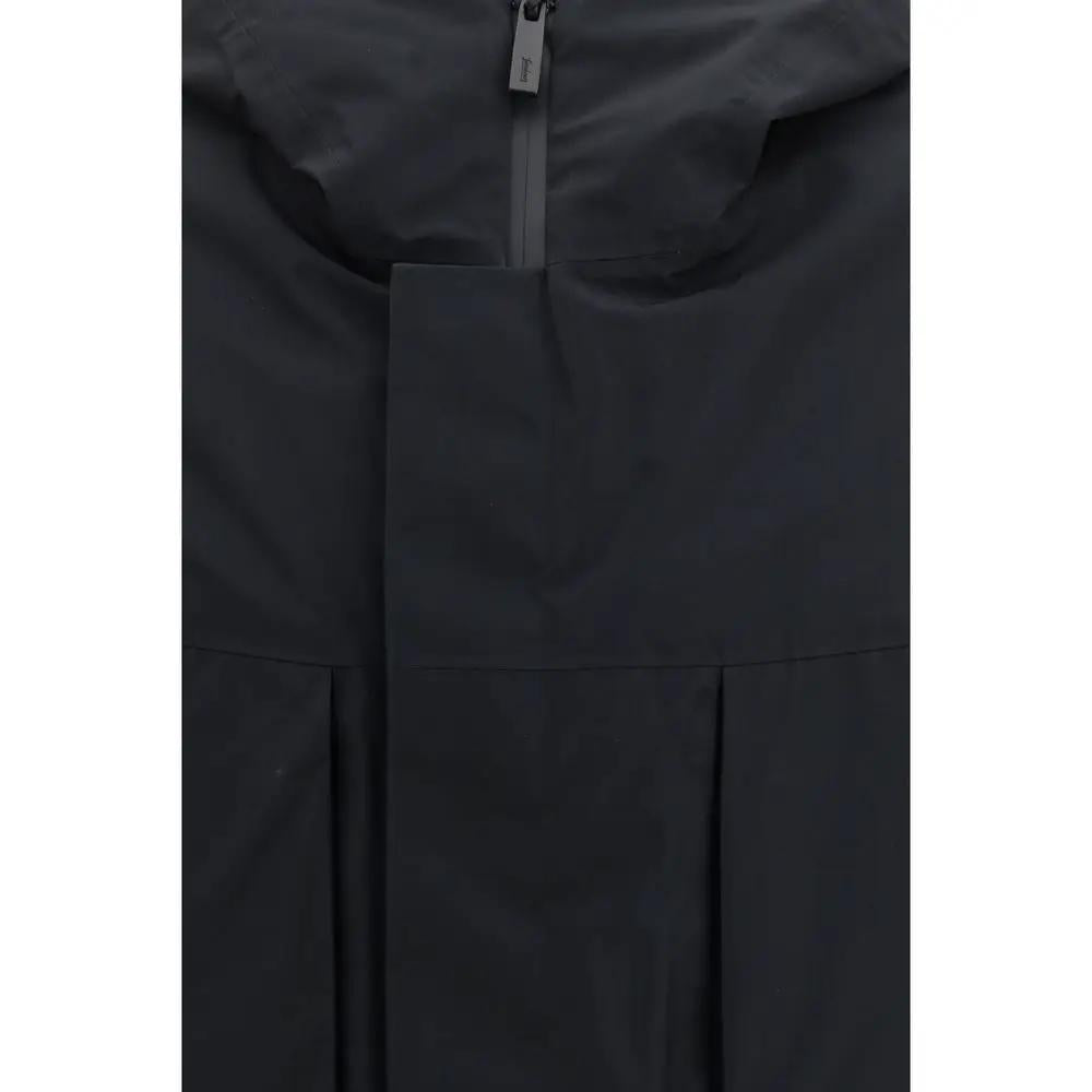 LAMINAR Black Polyester Parka