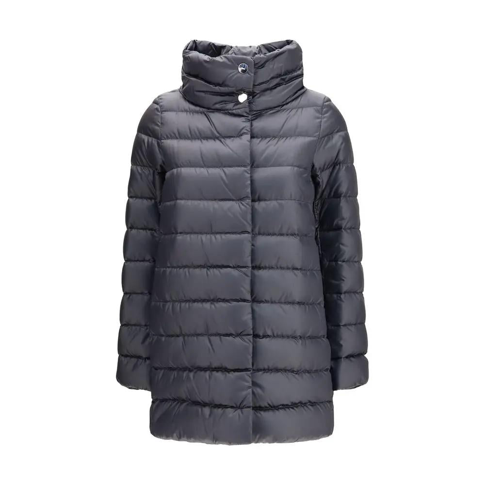 Herno Black Polyamide Full-Length Jacket