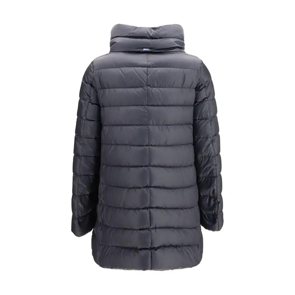 Herno Black Polyamide Full-Length Jacket