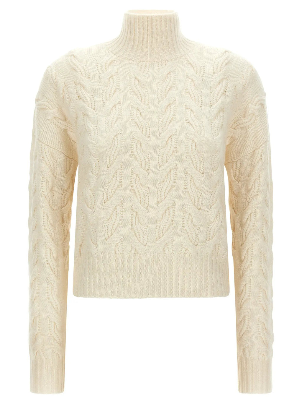 Max Mara White Wool Cardigan