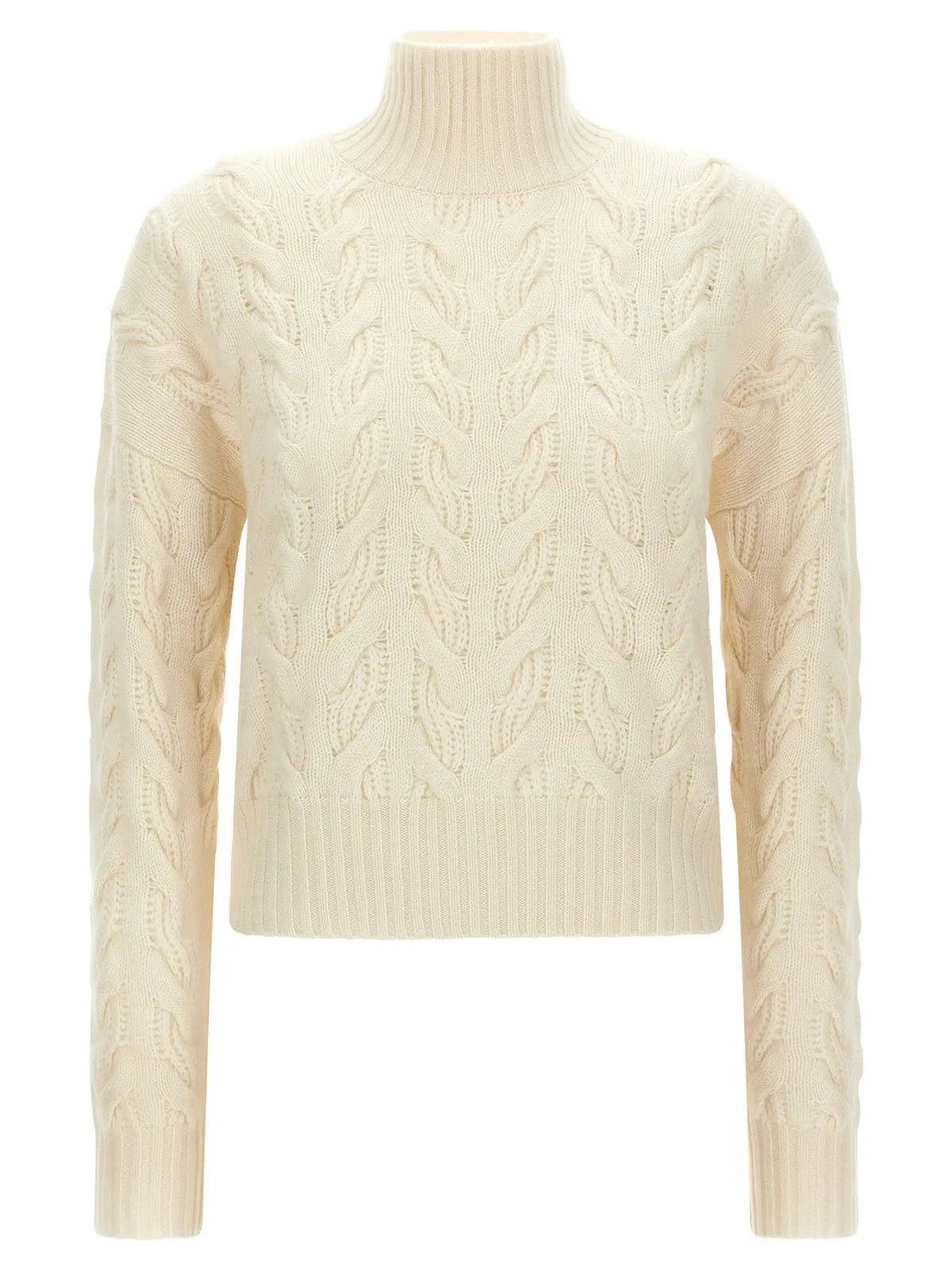 Max Mara White Wool Cardigan