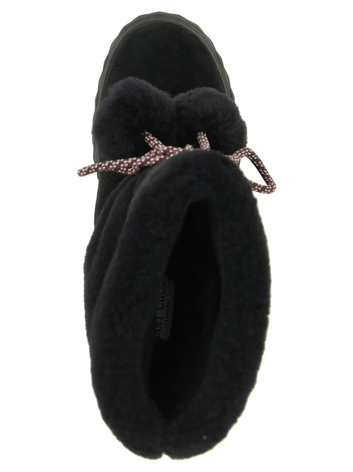 Bottines plates Jimmy Choo en cuir d'agneau noir