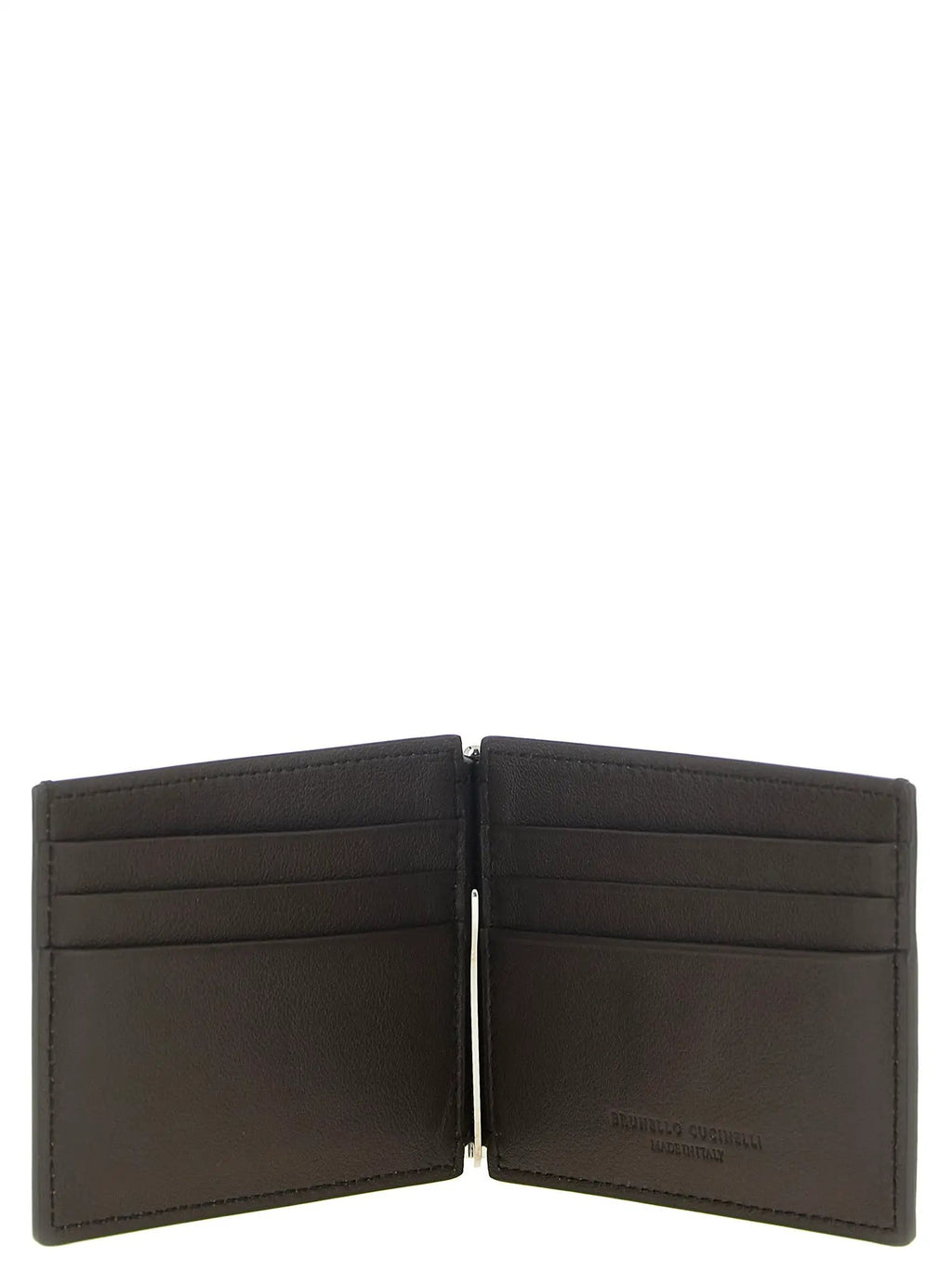 Brunello Cucinelli Brown Calfskin Money Clip