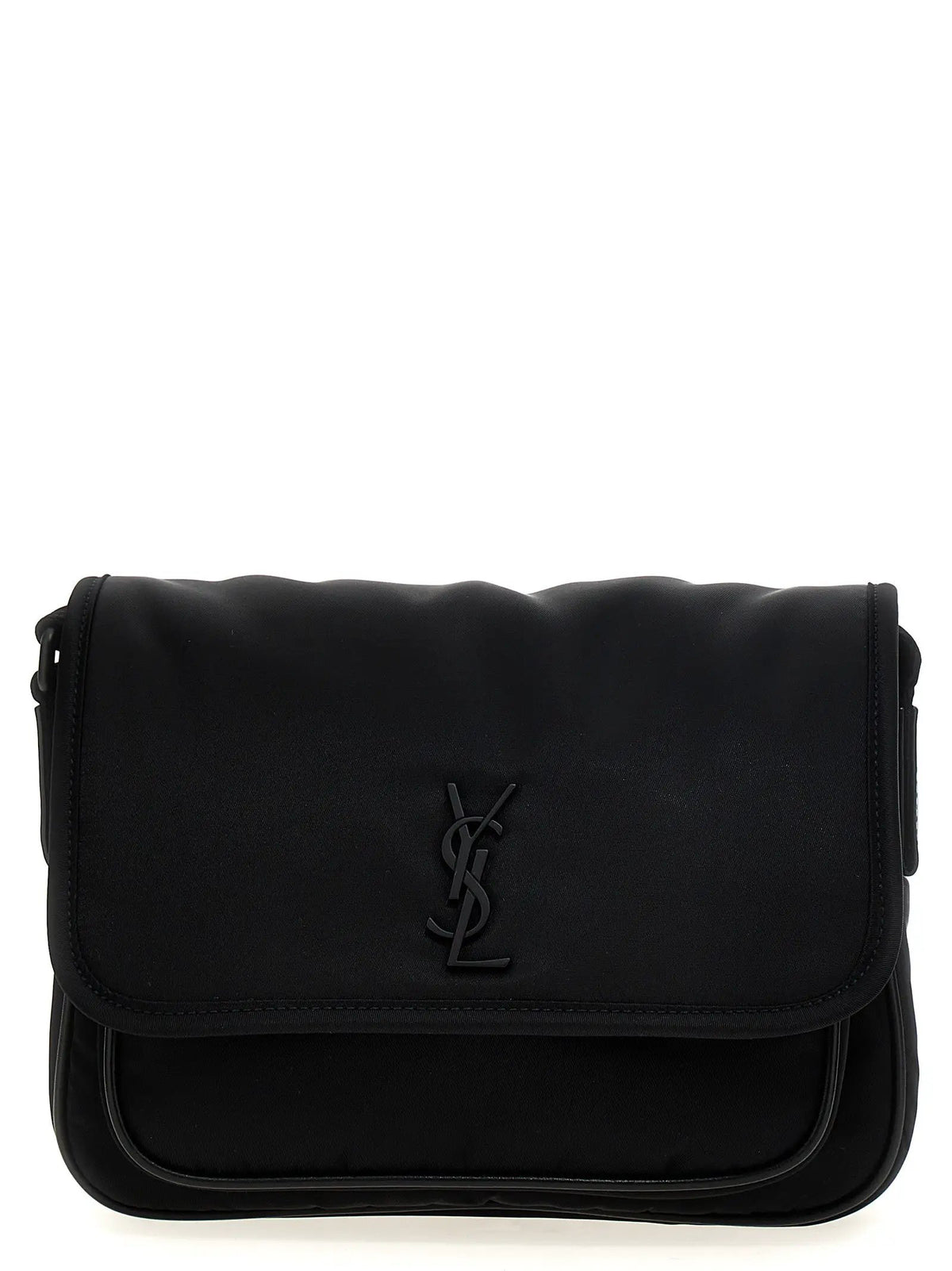 Saint Laurent Black Polyamide Crossbody Bag