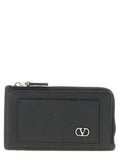 Valentino Garavani Black Calfskin Cardholder