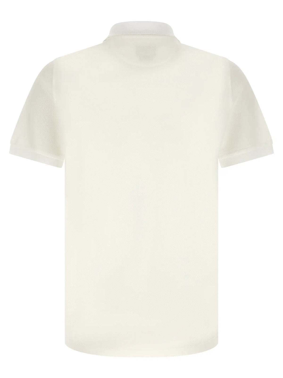 Fendi White Cotton Polo Shirt