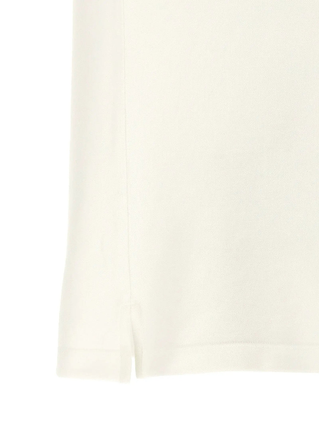 Fendi White Cotton Polo Shirt