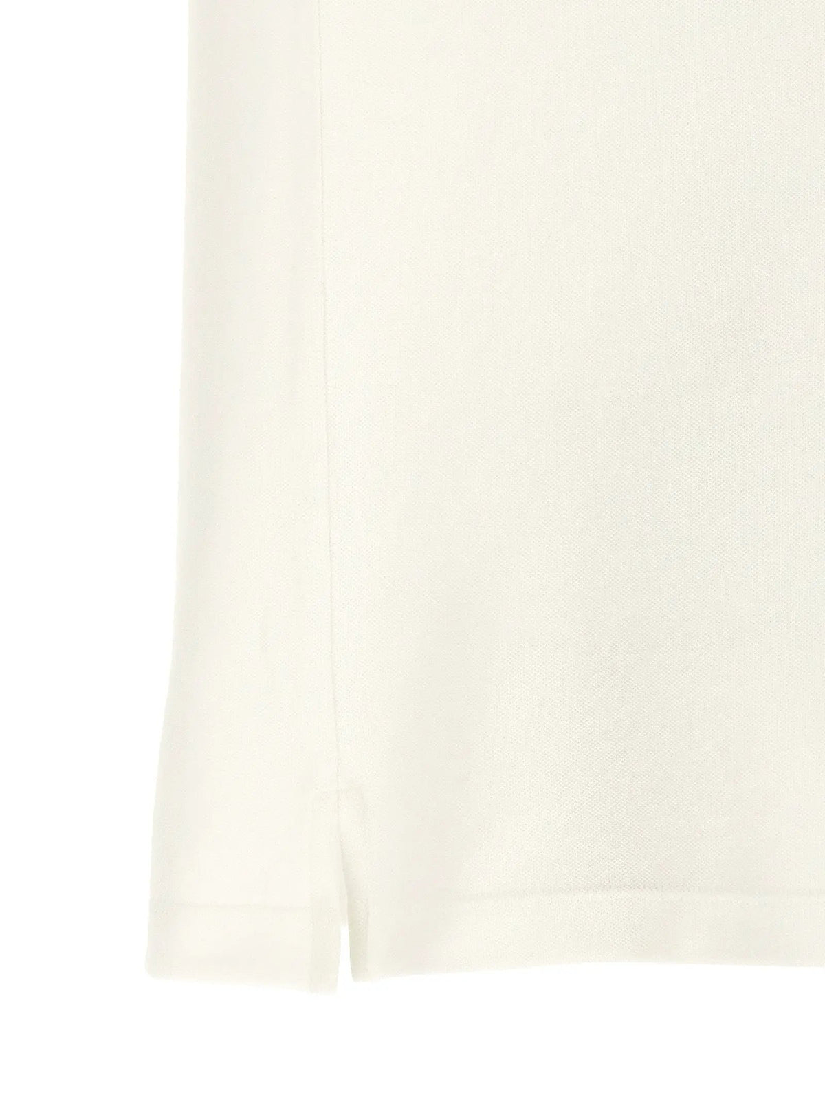 Fendi White Cotton Polo Shirt