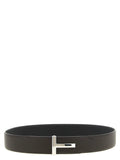 Ceinture Tom Ford multicolore en cuir de veau