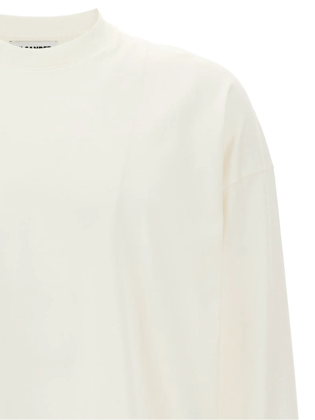 Jil Sander White Cotton T-Shirt
