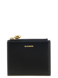 Porte-cartes Jil Sander en cuir de veau noir