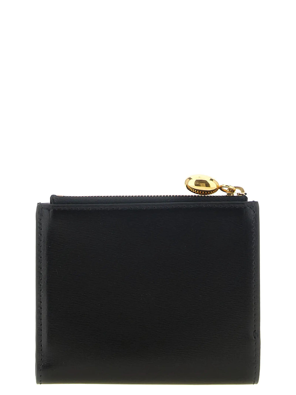 Porte-cartes Jil Sander en cuir de veau noir
