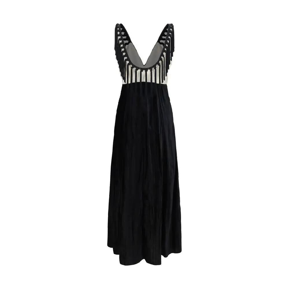 Robe décontractée Forte_Forte en viscose noire