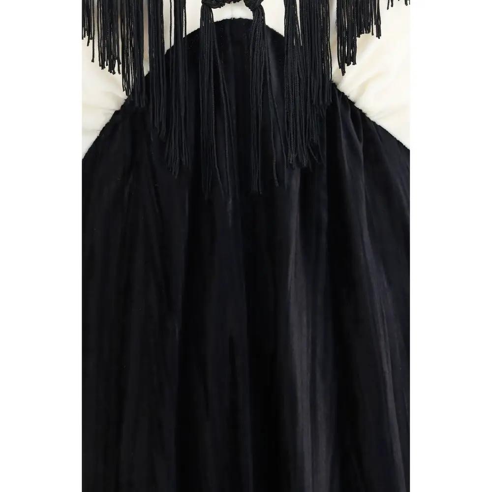 Robe décontractée Forte_Forte en viscose noire