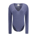 Forte_Forte Purple Wool Oves Aries Bodysuit