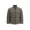 Doudoune longue en duvet d'oie bicolore Woolrich