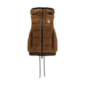 Veste sans manches Moncler Grenoble en polyamide marron