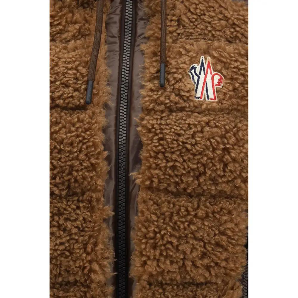 Veste sans manches Moncler Grenoble en polyamide marron
