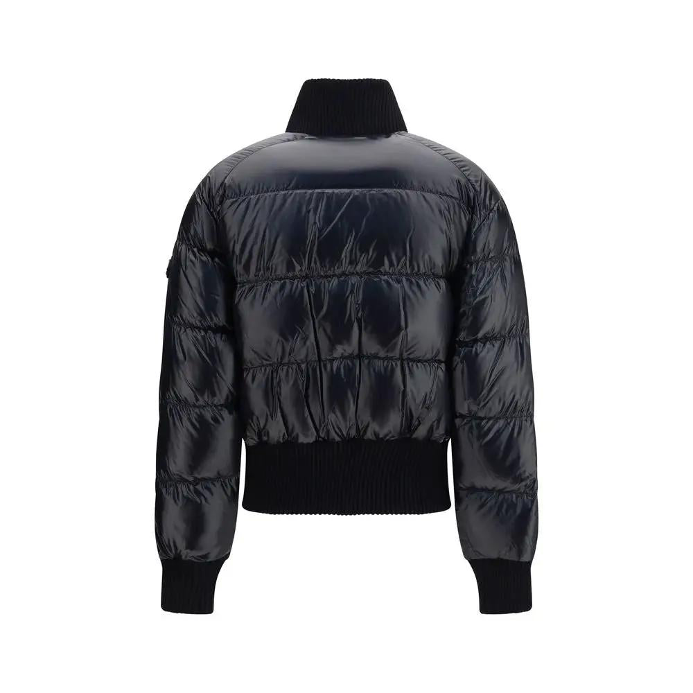 Moose Knuckles Black Nylon Full-Length Jacket
