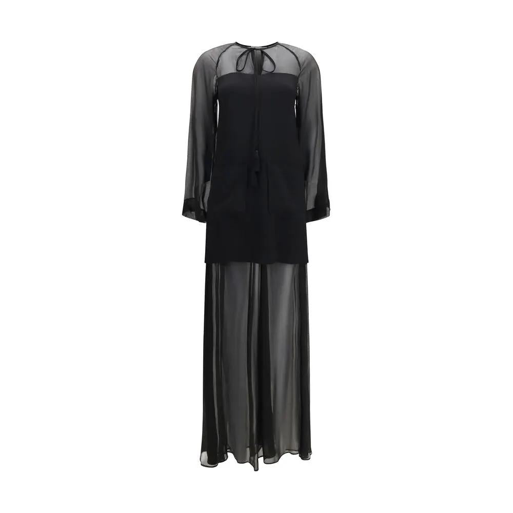 Forte_Forte Black Viscose Casual Dress