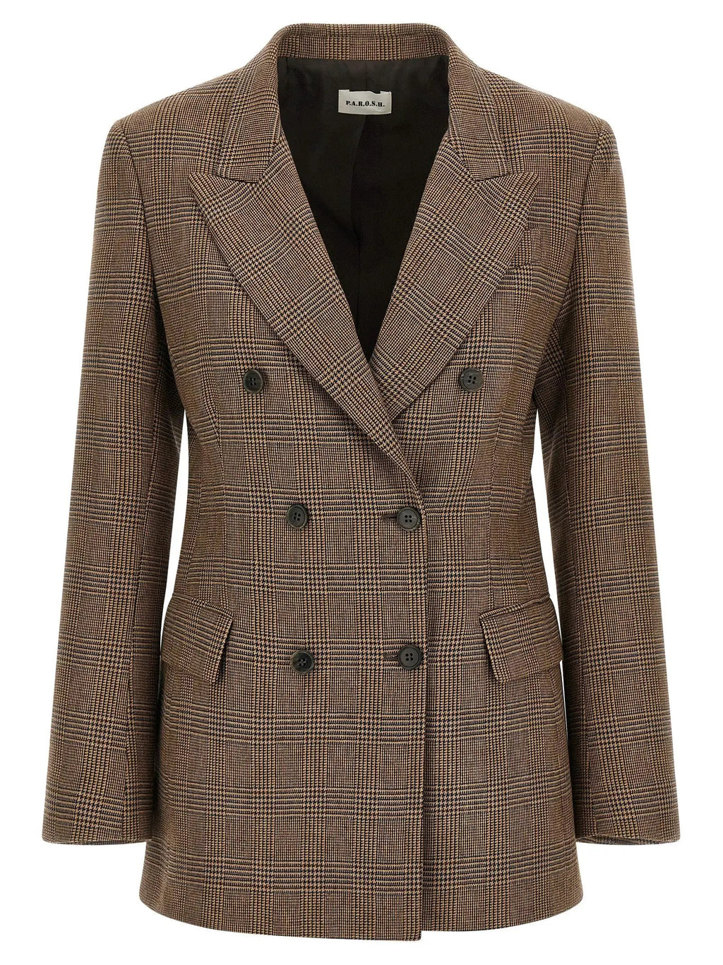 P.A.R.O.S.H. Brown Viscose Blazer